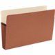 Smead Straight Tab Cut Legal File Pocket - Legal - 8 1/2" x 14" Sheet Size - 5 1/4" Expansion - Redrope - Kraft - Recycled - 50 