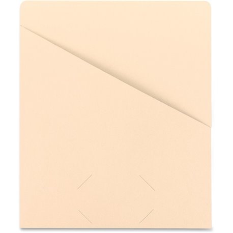 Smead Letter Recycled File Jacket - 8 1/2" x 11" - Manila - Manila - 10% Recycled - 25 / Pack