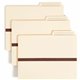 Smead Manila File Pockets with 2/5-Cut Tab - Letter - 8 1/2" x 11" Sheet Size - 1" Expansion - 2/5 Tab Cut - Right Tab Location 