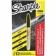 Sharpie Fine Point Industrial Marker - Fine Marker Point - Black - 12 / Dozen