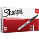 Sharpie Retractable Ultra Fine Point Permanent Marker - Ultra Fine Marker Point - Retractable - Black - 12 / Box