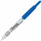 Sharpie Retractable Ultra Fine Point Permanent Marker - Ultra Fine Marker Point - Retractable - Blue - 12 / Dozen