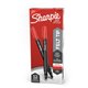 Sharpie Fine Point Pen - Fine Pen Point - Red - Silver Barrel - 12 / Dozen