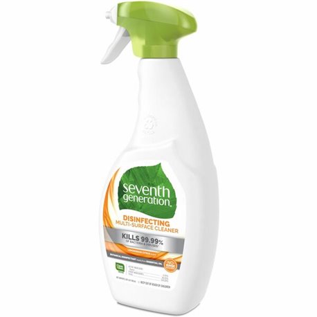 Seventh Generation Disinfecting Multi-Surface Cleaner - For Nonporous Surface - 26 fl oz (0.8 quart) - Lemongrass Citrus Scent -