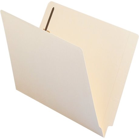 Smead Straight Tab Cut Letter Recycled Fastener Folder - 8 1/2" x 11" - 3/4" Expansion - 2 x 2B Fastener(s) - Pressboard - Manil