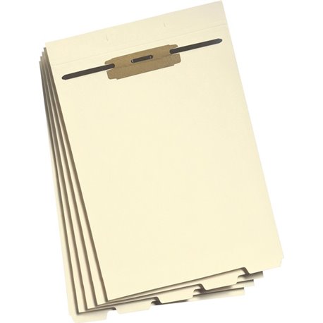 Smead 1/5 Tab Cut Letter Recycled Classification Folder - 8 1/2" x 11" - 1/2" Expansion - 1 x 2B Fastener(s) - 2" Fastener Capac