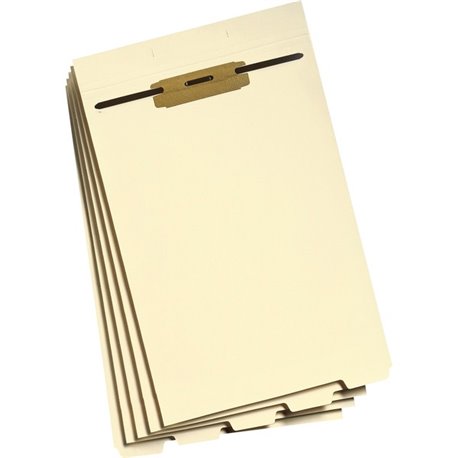 Smead 1/5 Tab Cut Legal Recycled Classification Folder - 8 1/2" x 14" - 1/2" Expansion - 1 x 2B Fastener(s) - 2" Fastener Capaci