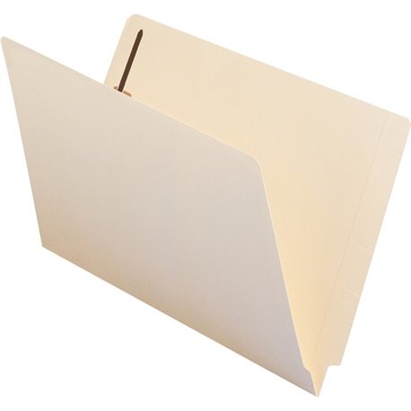 Smead Straight Tab Cut Legal Recycled Fastener Folder - 8 1/2" x 14" - 3/4" Expansion - 1 x 2B Fastener(s) - 2" Fastener Capacit