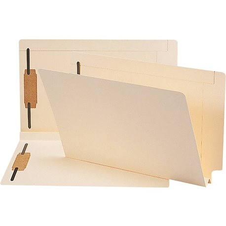 Smead Straight Tab Cut Legal Recycled Fastener Folder - 8 1/2" x 14" - 1 1/2" Expansion - 2 x 2B Fastener(s) - 2" Fastener Capac