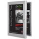 Seco Locking Poster Case - 11" x 14" Frame Size - Rectangle - Portrait, Landscape - Anodized - Weather Proof, Shatter Proof, Loc