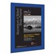 Seco Mitred Snap Frame - 11" x 17" Frame Size - Rectangle - Durable - 1 Each - Aluminum - Blue