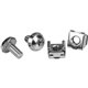 StarTech.com Rack Screws - 20 Pack - Installation Tool - 12 mm M6 Screws - M6 Nuts - Cabinet Mounting Screws and Cage Nuts - Ins