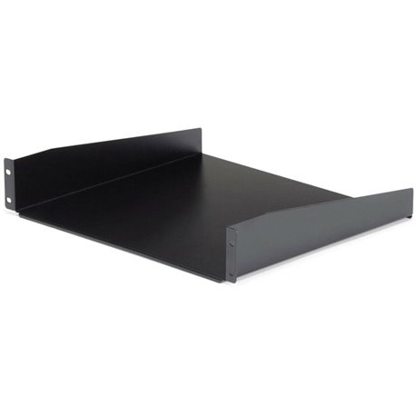 StarTech.com 2U Server Rack Cabinet Shelf - Fixed 16" Deep Cantilever Rackmount Tray for 19" Data/AV/Network Enclosure w/cage nu