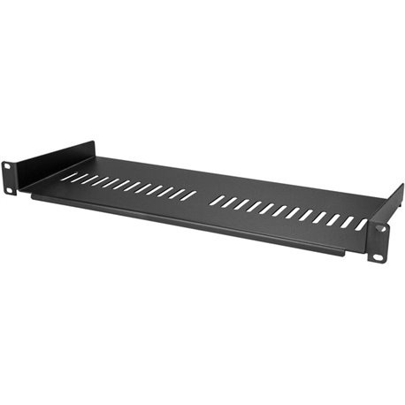 StarTech.com 1U Vented Server Rack Cabinet Shelf - Fixed 7in Deep Cantilever Rackmount Tray for 19" Data/AV/Network Enclosure w/