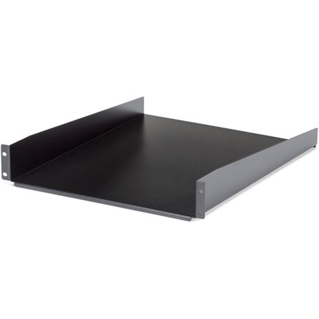 StarTech.com 2U Server Rack Cabinet Shelf - Fixed 22" Deep Cantilever Rackmount Tray for 19" Data/AV/Network Enclosure w/cage nu