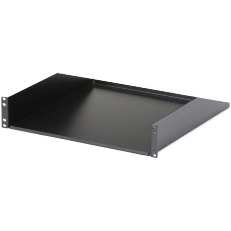 StarTech.com 2U Server Rack Cabinet Shelf - Fixed 18" Deep Cantilever Rackmount Tray for 19" Data/AV/Network Enclosure - Weight 