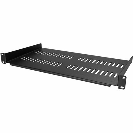 StarTech.com 1U Vented Server Rack Cabinet Shelf - Fixed 10in Deep Cantilever Rackmount Tray for 19" Data/AV/Network Enclosure w