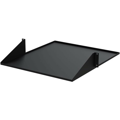 StarTech.com 2U 19" 2-Post Network Rack Shelf 20in Deep Center Mount Cantilever Tray Rackmount for AV/Data Equipment 75lb Capaci