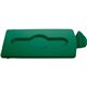 Rubbermaid Commercial Slim Jim Green Closed Lid Insert - Green - Plastic - 1 Each