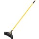 Rubbermaid Commercial Maximizer Push-To-Center 18" Broom - Polypropylene Bristle - 58.1" Overall Length - Steel Handle - 1 Each