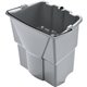 Rubbermaid Commercial WaveBrake 18 QT Dirty Water Bucket - 4.50 gal - 14" x 9.8" - Plastic - Gray - 1 Each