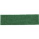 Rubbermaid Commercial Adaptable Flat Mop Microfiber Pad - 19.5" Length x 5.5" Depth - MicroFiber - Green - 1Each