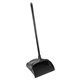 Rubbermaid Commercial LobbyPro Upright Dust Pan - 12.50" Wide - 31" Metal Handle - Plastic Pan - Black Pan - 6 / Carton