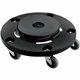 Rubbermaid Commercial Brute Easy Twist Round Dolly - 350 lb Capacity - 5 Casters - Structural Foam - x 18.3" Width x 6.6" Height