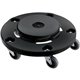 Rubbermaid Commercial Brute Easy Twist Round Dollies - 350 lb Capacity - 5 Casters - Structural Foam - x 18.3" Width x 6.6" Heig