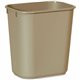 Rubbermaid Commercial 13 QT Standard Deskside Wastebasket - Open Top - 3.50 gal Capacity - Rectangular - For Indoor - Durable, D