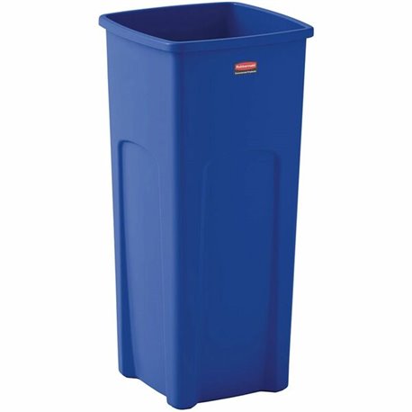 Rubbermaid Commercial Untouchable Square Container - 23 gal Capacity - Square - 32.9" Height x 16.5" Width x 15.5" Depth - Resin