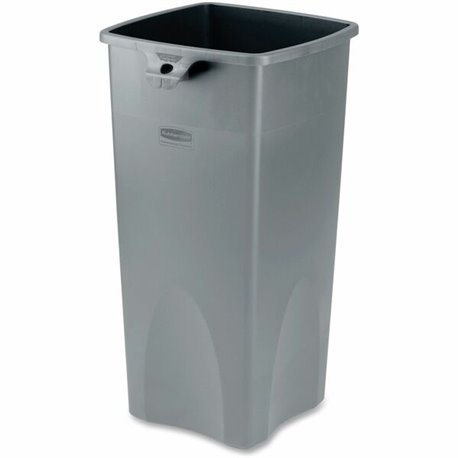 Rubbermaid Commercial Untouchable Square Container - 23 gal Capacity - Square - 31" Height x 15.5" Width x 16.5" Depth - Plastic