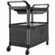 Rubbermaid Commercial Instrument Cart - 3 Shelf - 300 lb Capacity - 4" Caster Size - x 40.6" Width x 20" Depth x 37.8" Height - 