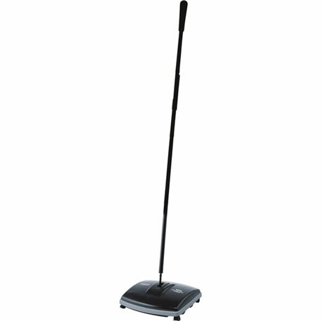 Rubbermaid Commercial Floor/Carpet Sweeper - Nylon Bristle - 6.50" Brush Face - 9.5" Overall Length - Plastic Handle - 1 Each - 