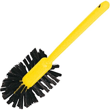 Rubbermaid Commercial 17" Handle Toilet Bowl Brush - 1.50" Synthetic Polypropylene Bristle - 17" Handle Length - 18.5" Overall L