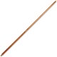 Rubbermaid Commercial Lacquered Wood Broom Handle - 60" Length - 1.30" Diameter - Natural - Lacquered Wood - 1 Each