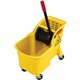 Rubbermaid Commercial 31 Quart Mop Bucket Combination - 7.75 gal - Wringer - 32.3" x 22.6" x 13.3" - Yellow - 1 Each