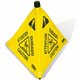 Rubbermaid Commercial 30" Pop-Up Caution Safety Cone - 1 Each - Caution, Attention, Cuidado Print/Message - 21" Width x 30" Heig