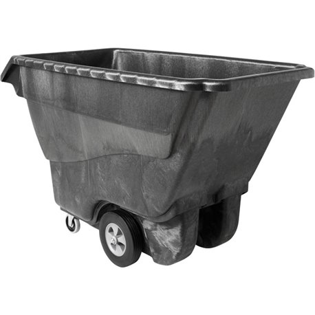 Rubbermaid Commercial Standard Duty Utility Truck - 1250 lb Capacity - Structofoam - x 33" Width x 72" Depth x 43" Height - Blac