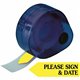 Redi-Tag Please Sign and Date Arrows In Dispenser - 120 x Yellow - 1 7/8" x 9/16" - Arrow - "Sign & Date" - Yellow - Removable, 