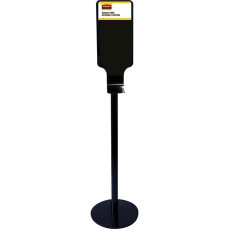 Rubbermaid Commercial AutoFoam Dispenser Stand - 59.3" Height - Freestanding - Metal - Black