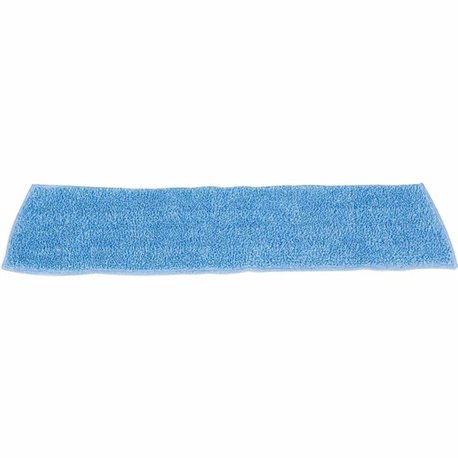 Rubbermaid Commercial Standard Microfiber Damp Mop - 5" Width x 18" Length - MicroFiber - Blue - 1Each