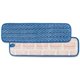 Rubbermaid Commercial Hygen 18" Microfiber Wet Pad - 5.2" Width x 18" Length - Durable - MicroFiber - Blue - 1Each