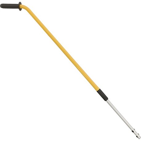 Rubbermaid Commercial Quick Connect Ergo Adjust Handle - 72" Length - Yellow - Aluminum - 1 Each