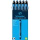 Schneider Slider Memo XB Ballpoint Pen - Extra Broad Pen Point - 1.4 mm Pen Point Size - Black - Black Rubberized, Light Blue Ba