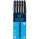 Schneider One Business Rollerball - Medium Pen Point - 0.6 mm Pen Point Size - Black - Black, Dark Blue Barrel - 10 / Pack