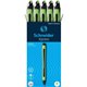 Schneider Xpress Fineliner Pen - Medium Pen Point - 0.8 mm Pen Point Size - Black - Black Rubberized, Green Barrel - Stainless S