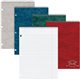 Rediform Porta-Desk 1-Subject Notebooks - 80 Sheets - Coilock - Ruled Margin - 8 1/2" x 11 1/2" - White Paper - AssortedPressboa