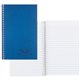 Rediform Xtreme Cover 150-Sheet 3-Subject Notebook - 150 Sheets - Coilock - 16 lb Basis Weight - 6" x 9 1/2" - White Paper - Blu