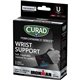 Curad Universal Wraparound Wrist Supports - Black - Neoprene - 1 Each